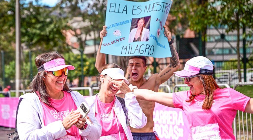 Corredora en la Carrera de las Rosas